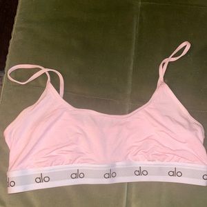 ALO Yoga Icon Cami Bra in Cotton Candy Pink